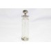 Antique Collectable Glass Perfume Snuff Bottle 925 Silver Labradorite Cap - 34
